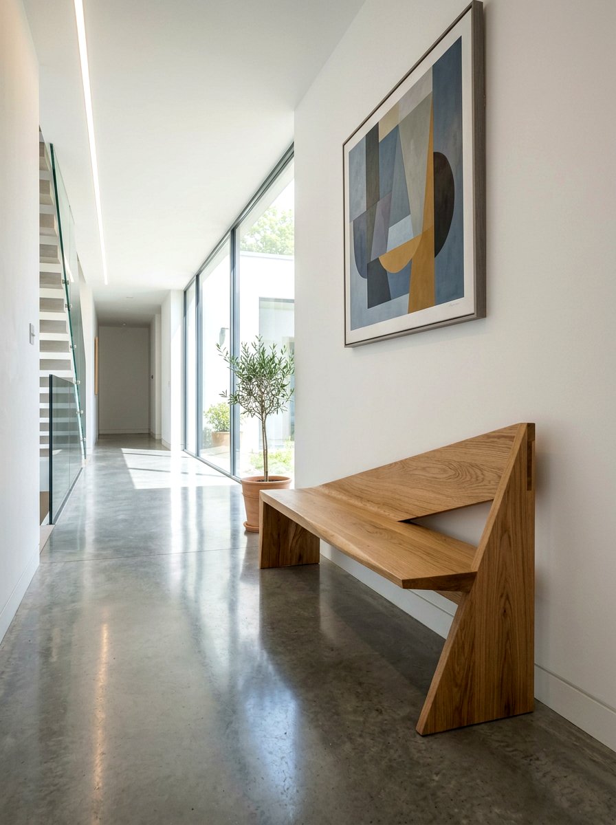 Asymmetrical Bench - 30 sculptural furniture ideas