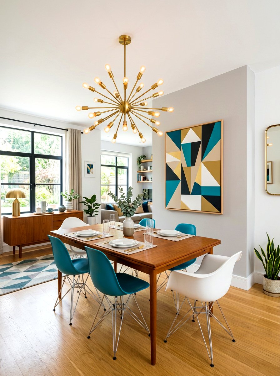Atomic Era Lighting - 30 retro kitchen ideas