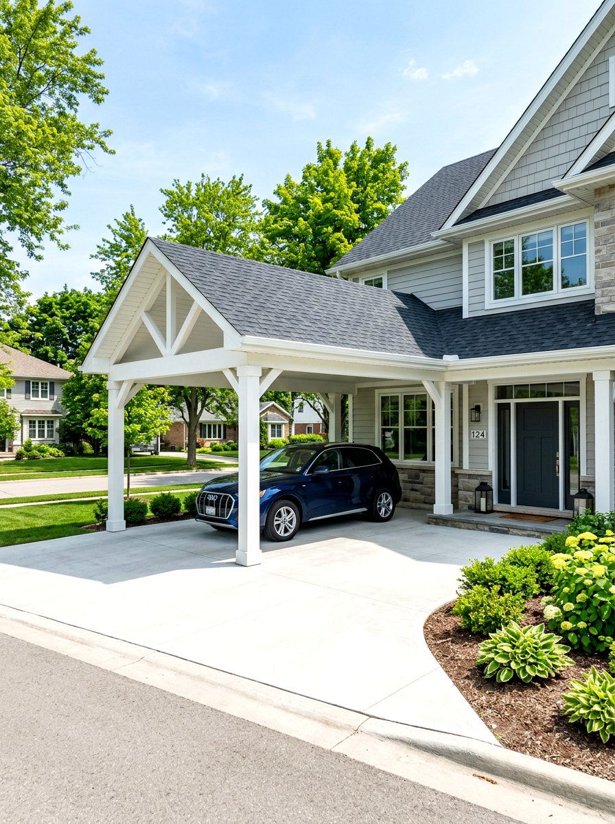 Attached Lean To Carport - 30 carport design ideas