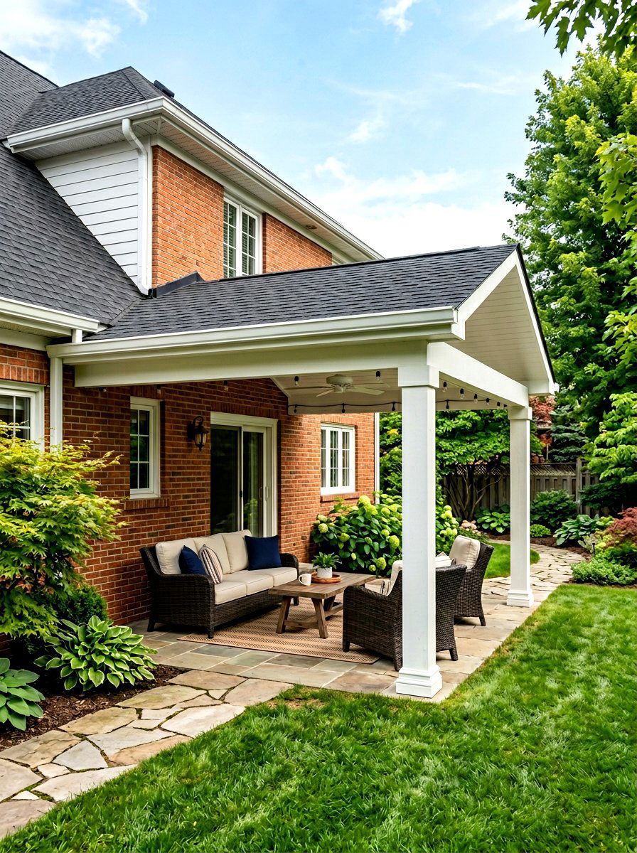 Attached Lean To Roof - 30 shaded backyard ideas