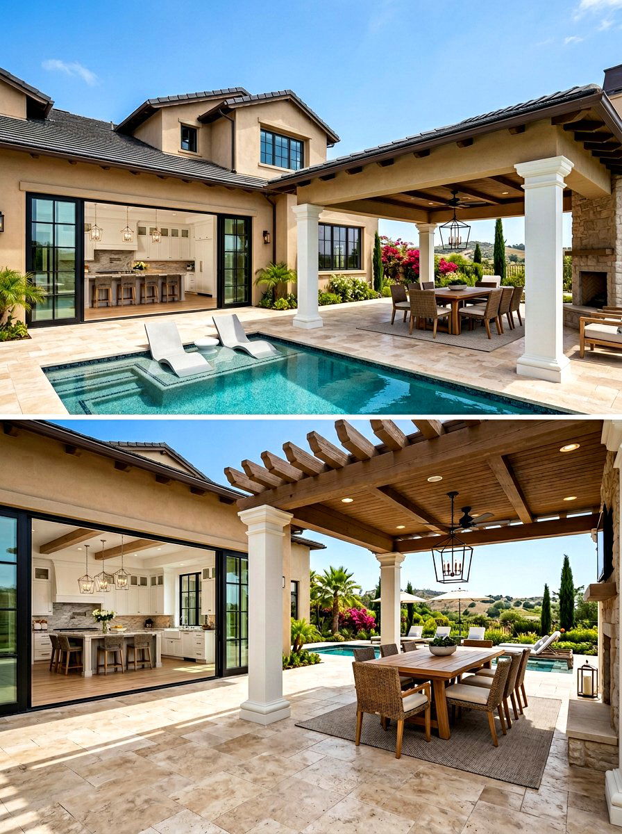 Attached Pool Pavilion - 30 pool pavilion ideas