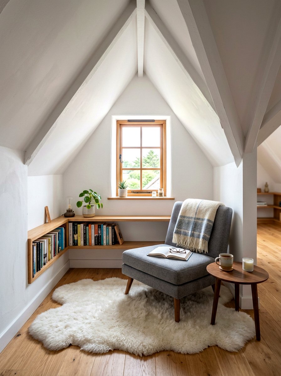 Attic Alcove Reading Nook - 30 reading nook ideas