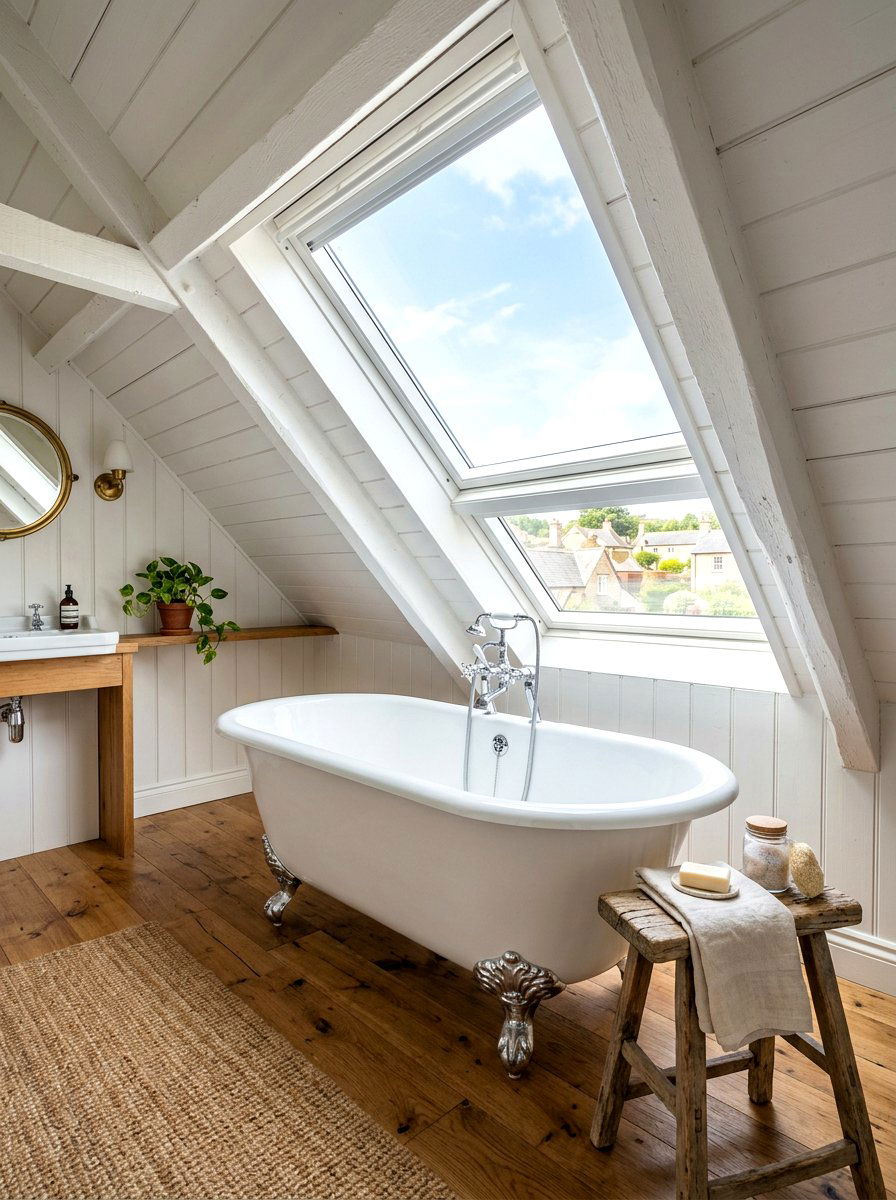 Attic Bathroom Clawfoot Tub - 30 clawfoot tub ideas