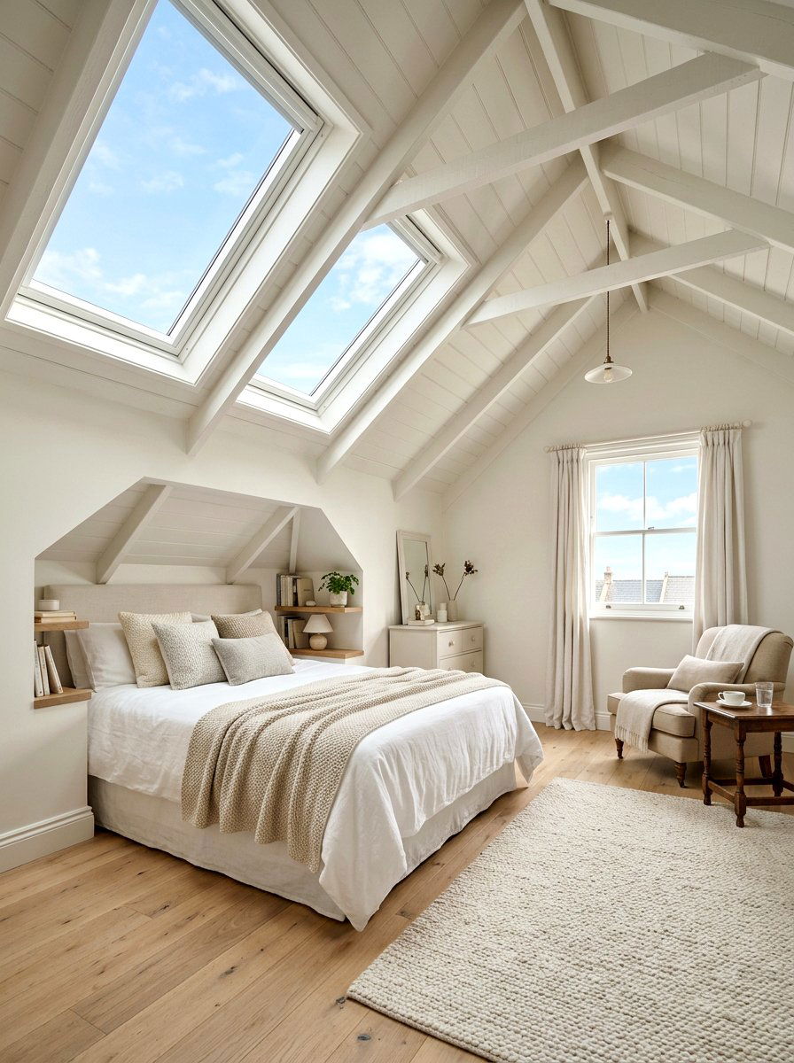 Attic Bedroom - 30 serene bedroom ideas
