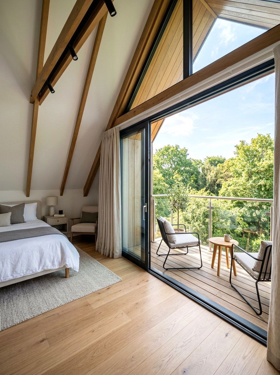 Attic Bedroom Balcony - 30 attic bedroom ideas