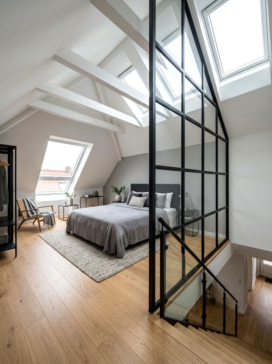 Attic Bedroom Glass Wall - 30 attic bedroom ideas