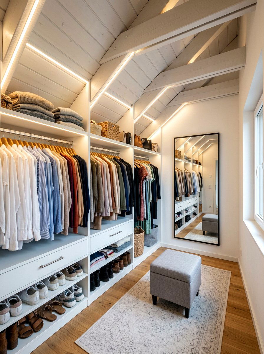 Attic Bedroom Walk In Closet - 30 attic bedroom ideas