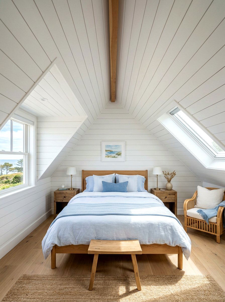 Attic Bedroom Wood Paneling - 30 attic bedroom ideas