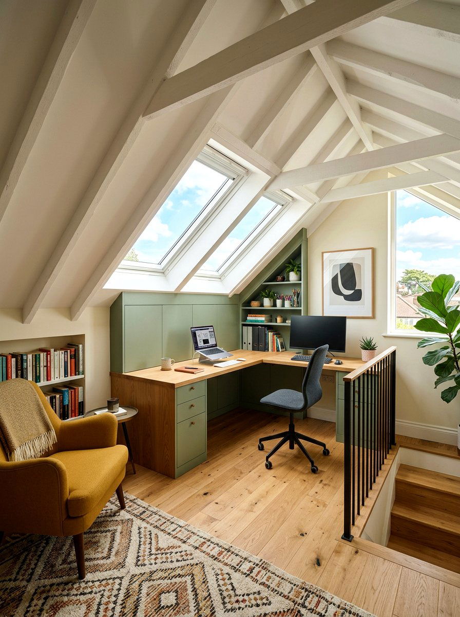 Attic Conversion Home Office - 30 executive home office ideas