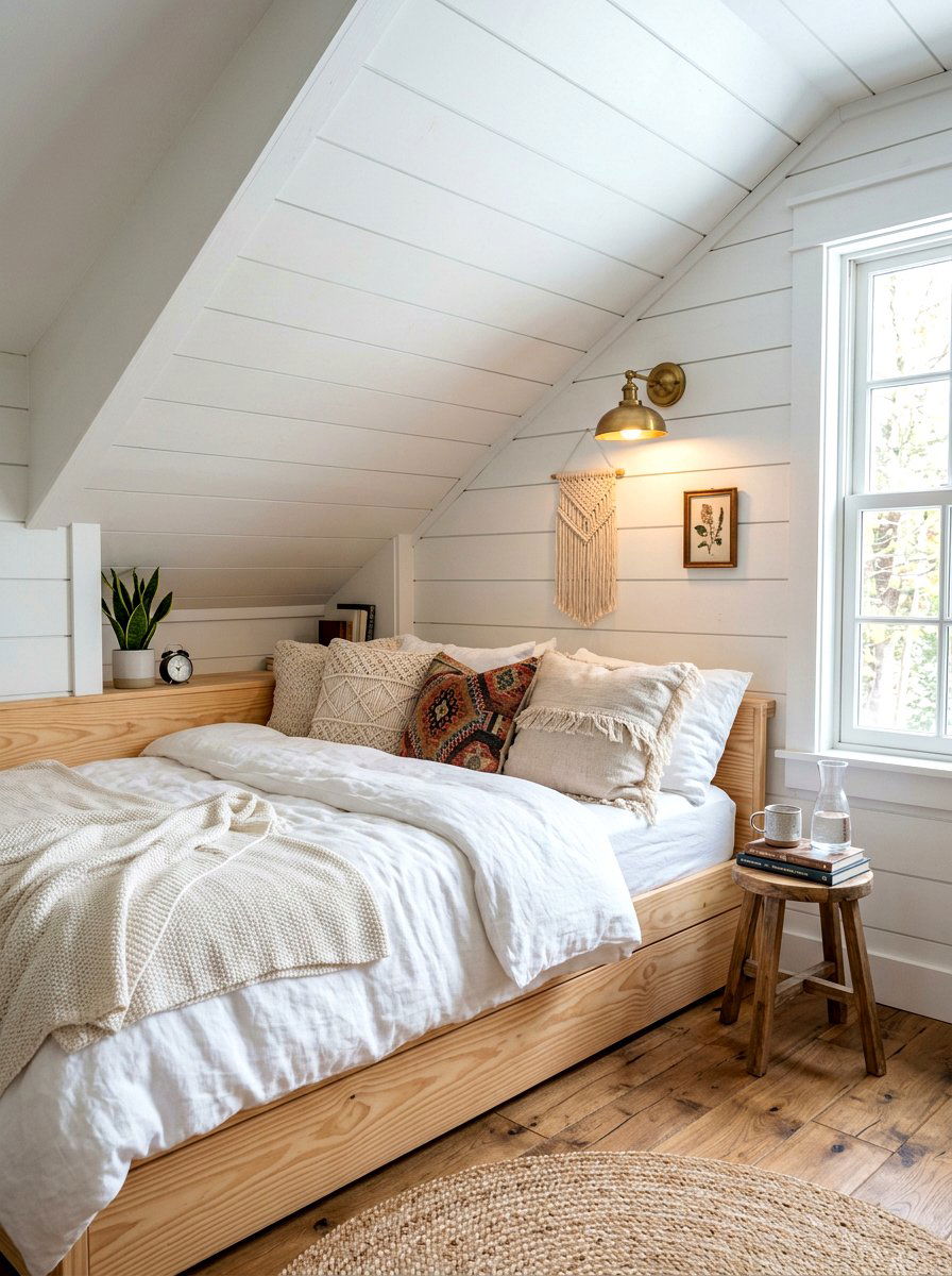 Attic Daybed - 30 built in daybed nook ideas