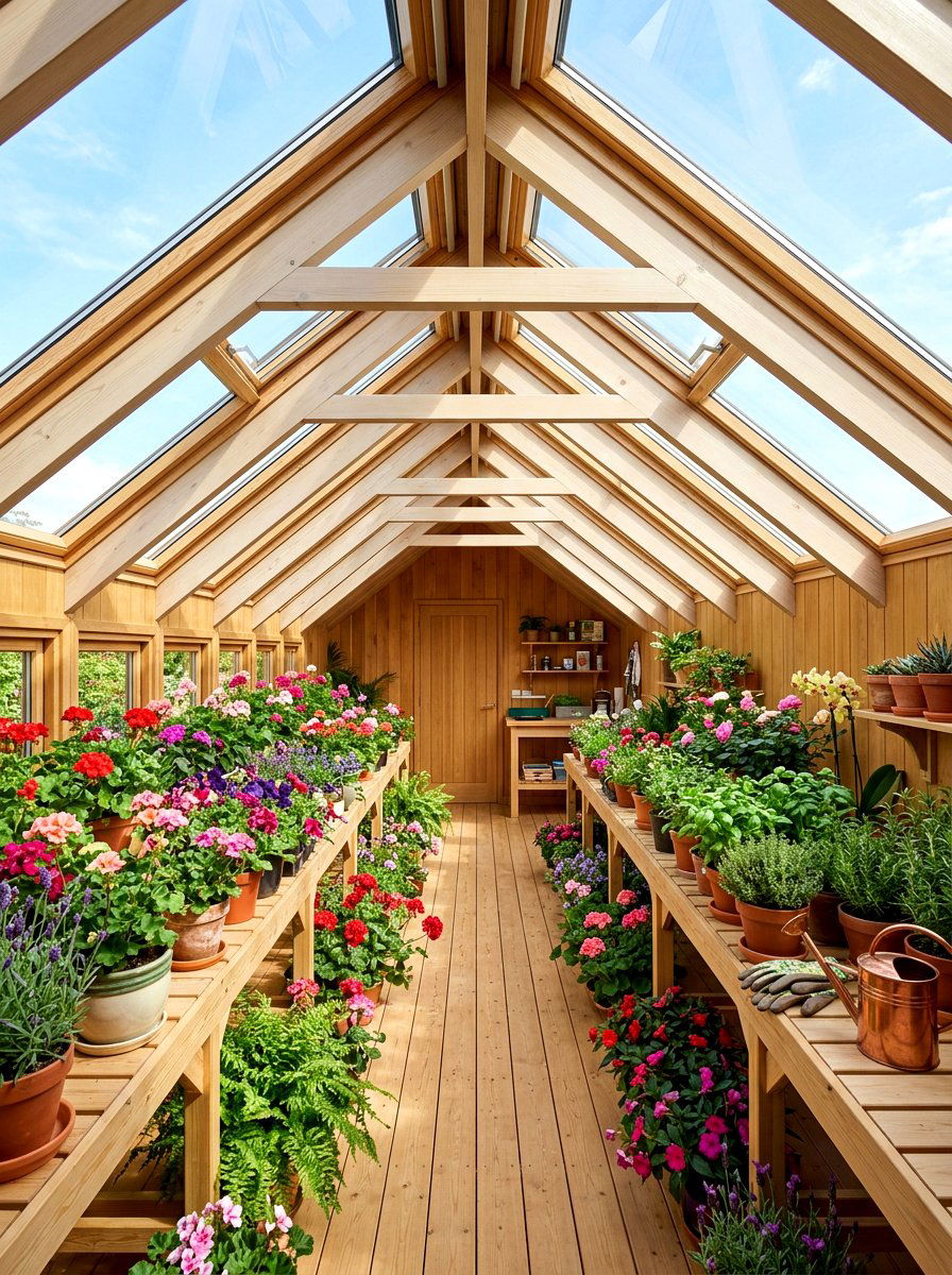 Attic Greenhouse - 30 indoor greenhouse ideas