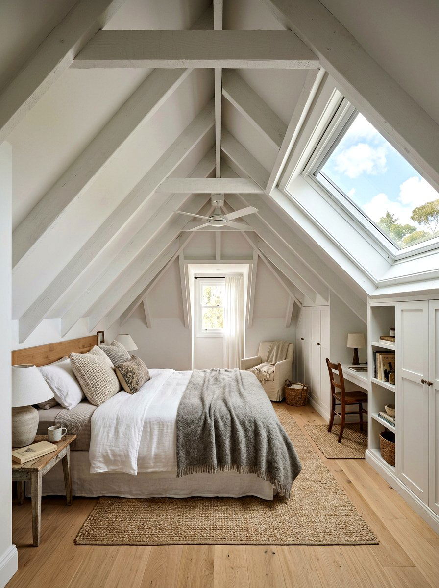 Attic Guest Bedroom Transformation - 30 guest bedroom ideas