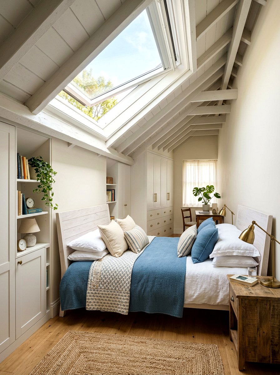 Attic Guest Room - 30 guest room decor ideas