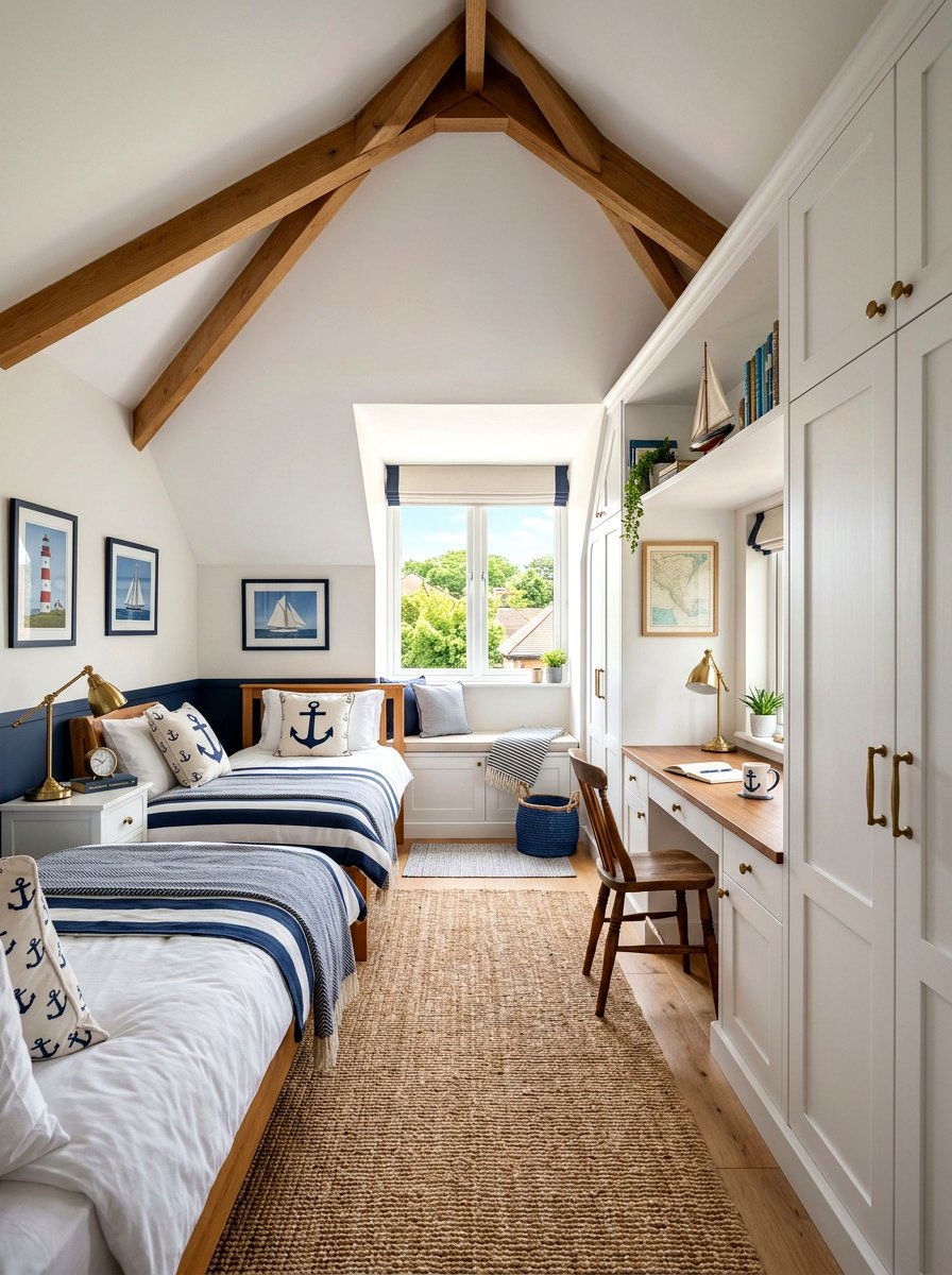 Attic Guest Room - 30 eaves storage ideas