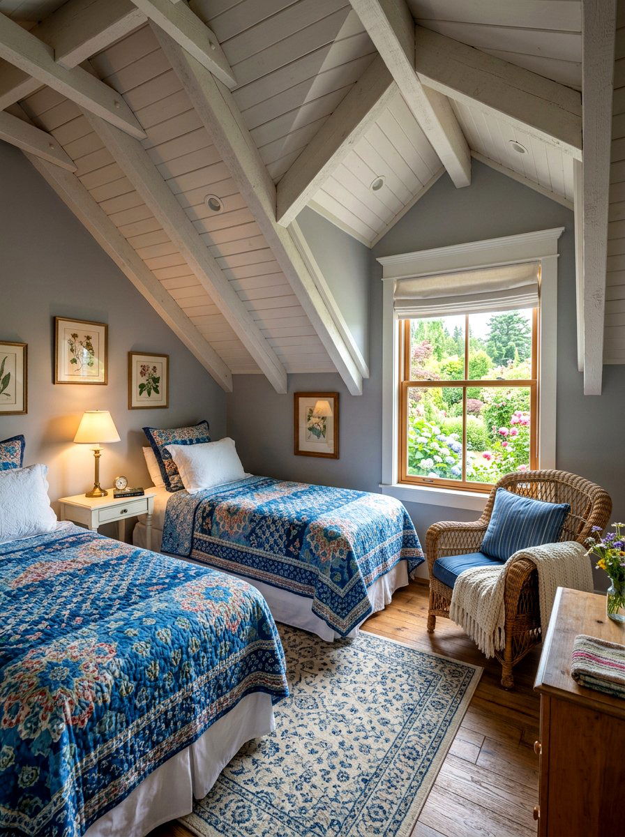 Attic Guest Suite - 30 attic room ideas