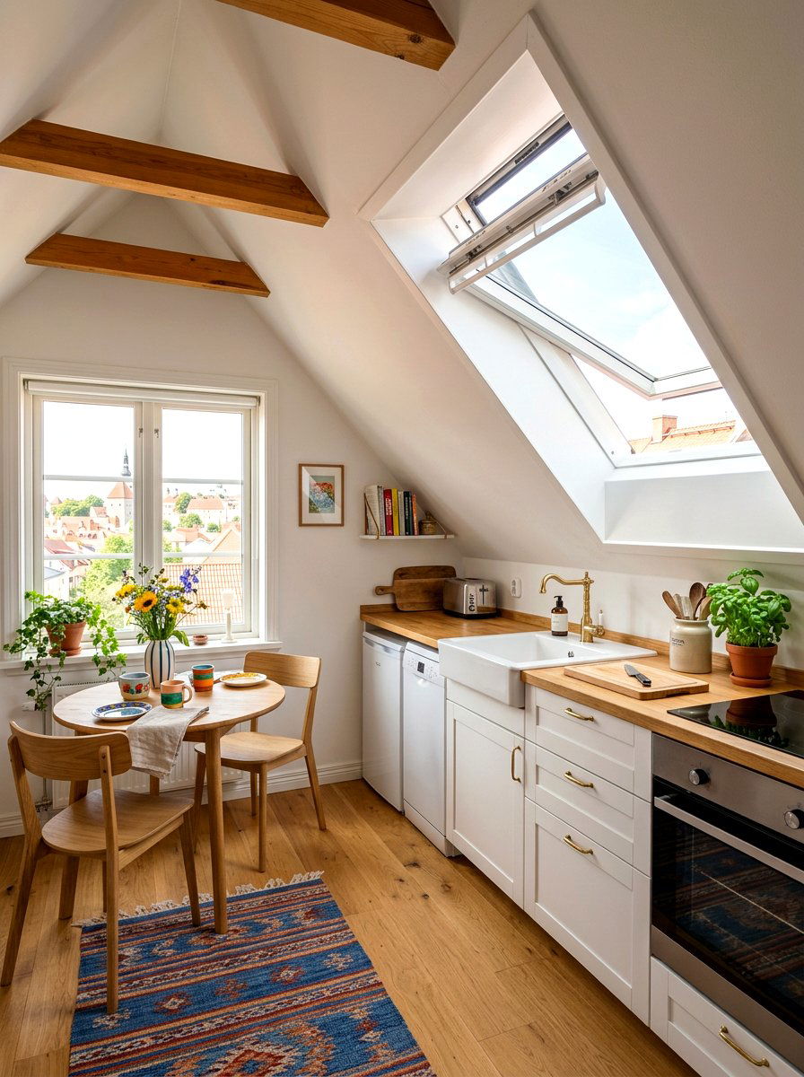 Attic Kitchenette - 30 second kitchen ideas