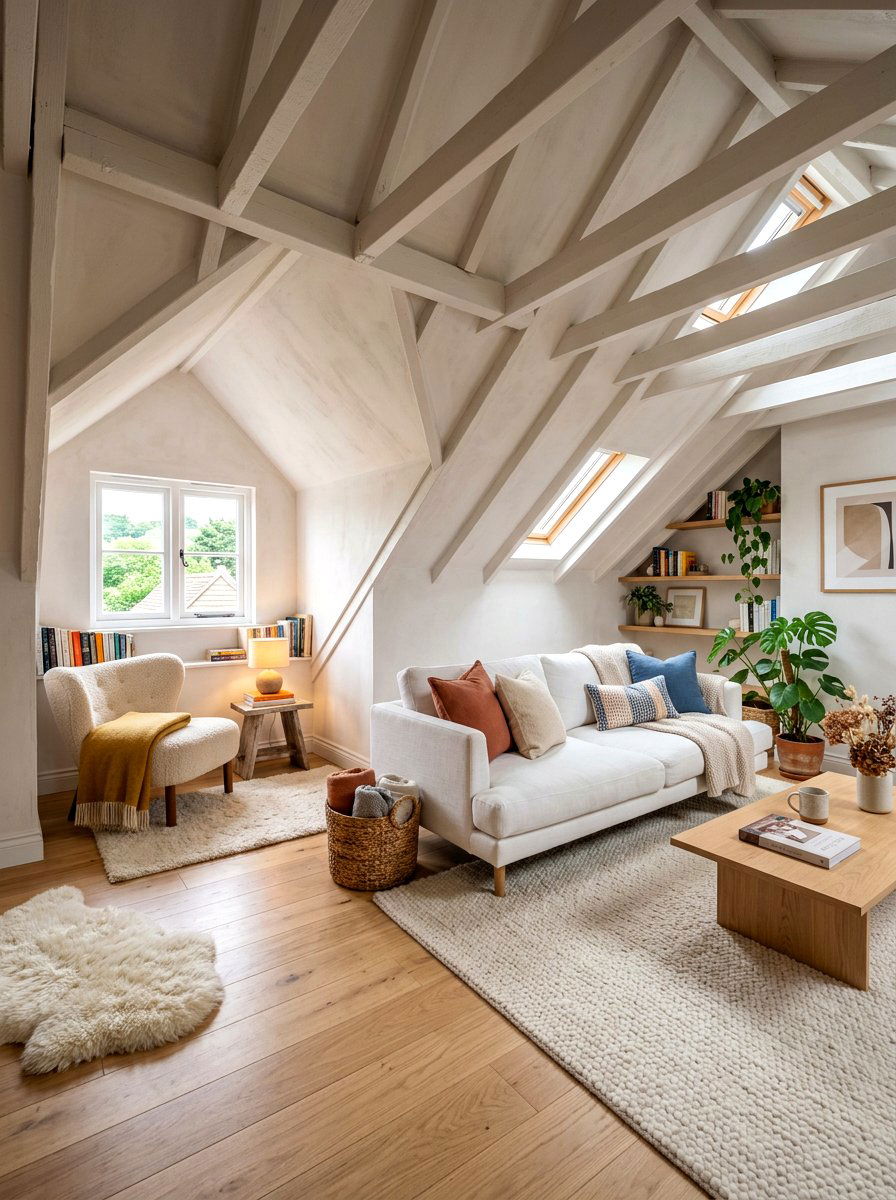 Attic Living Room - 30 cozy living room ideas