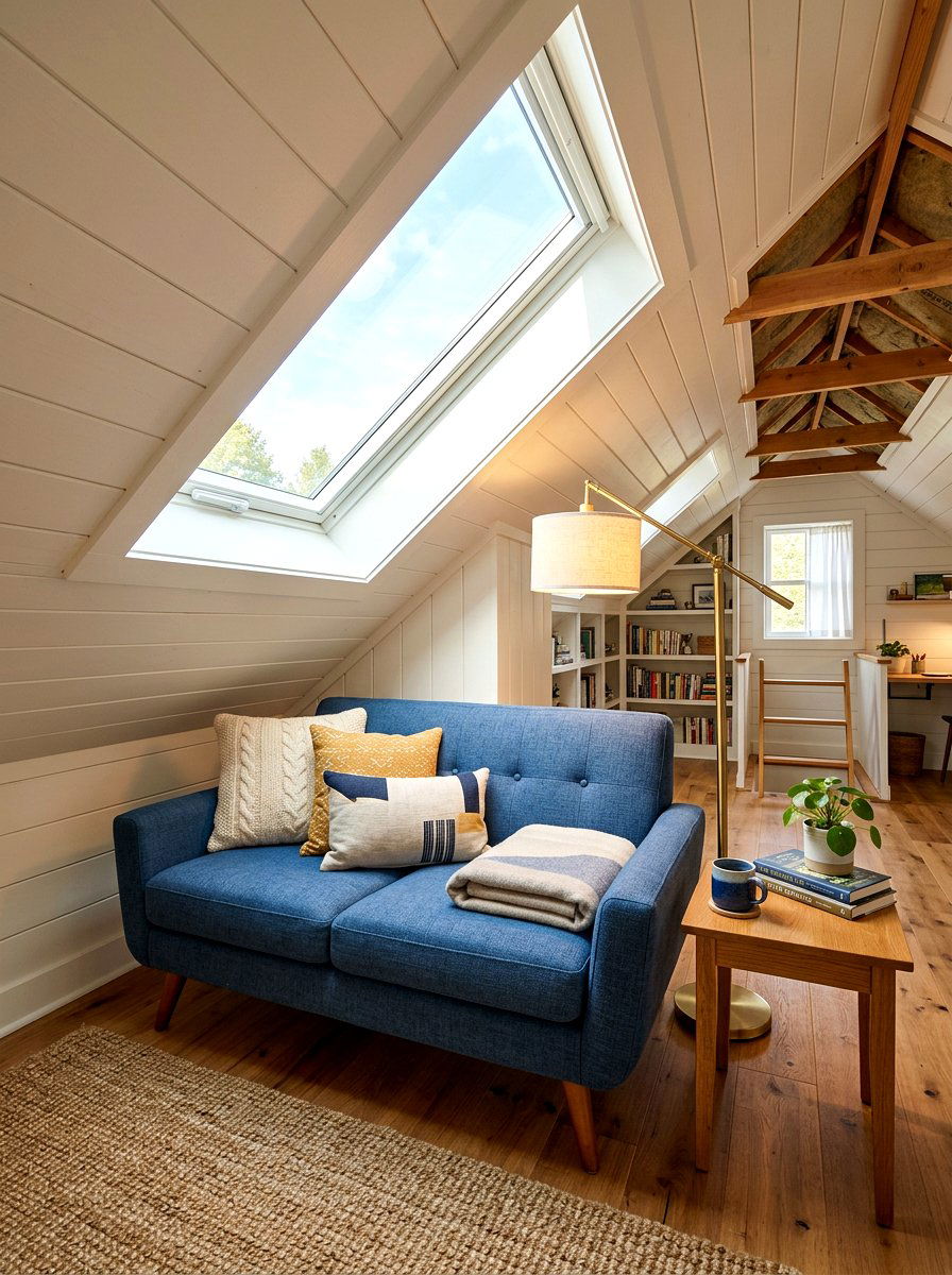 Attic Loveseat - 30 loveseat arrangement ideas