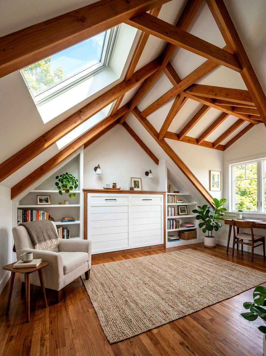 Attic Murphy Bed - 30 Murphy bed ideas