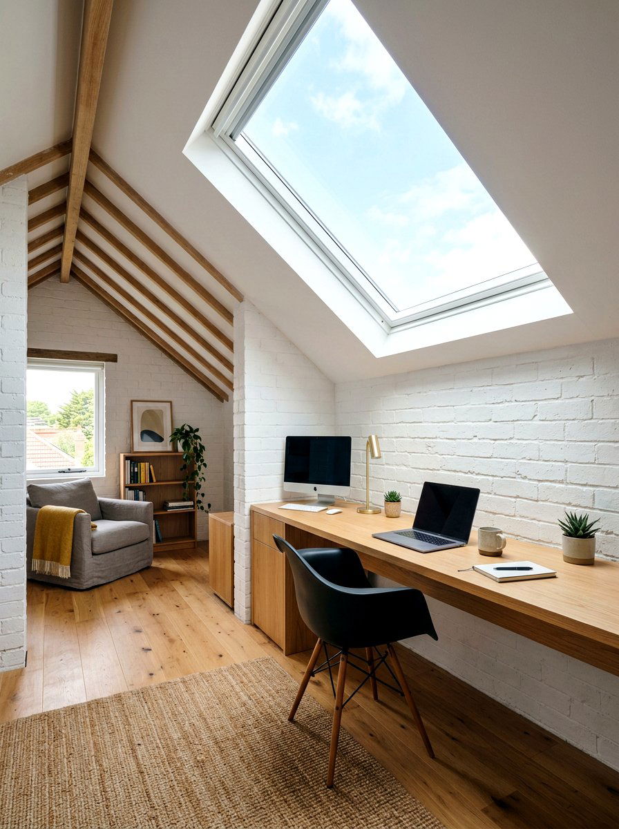 Attic Office - 30 flex room office ideas