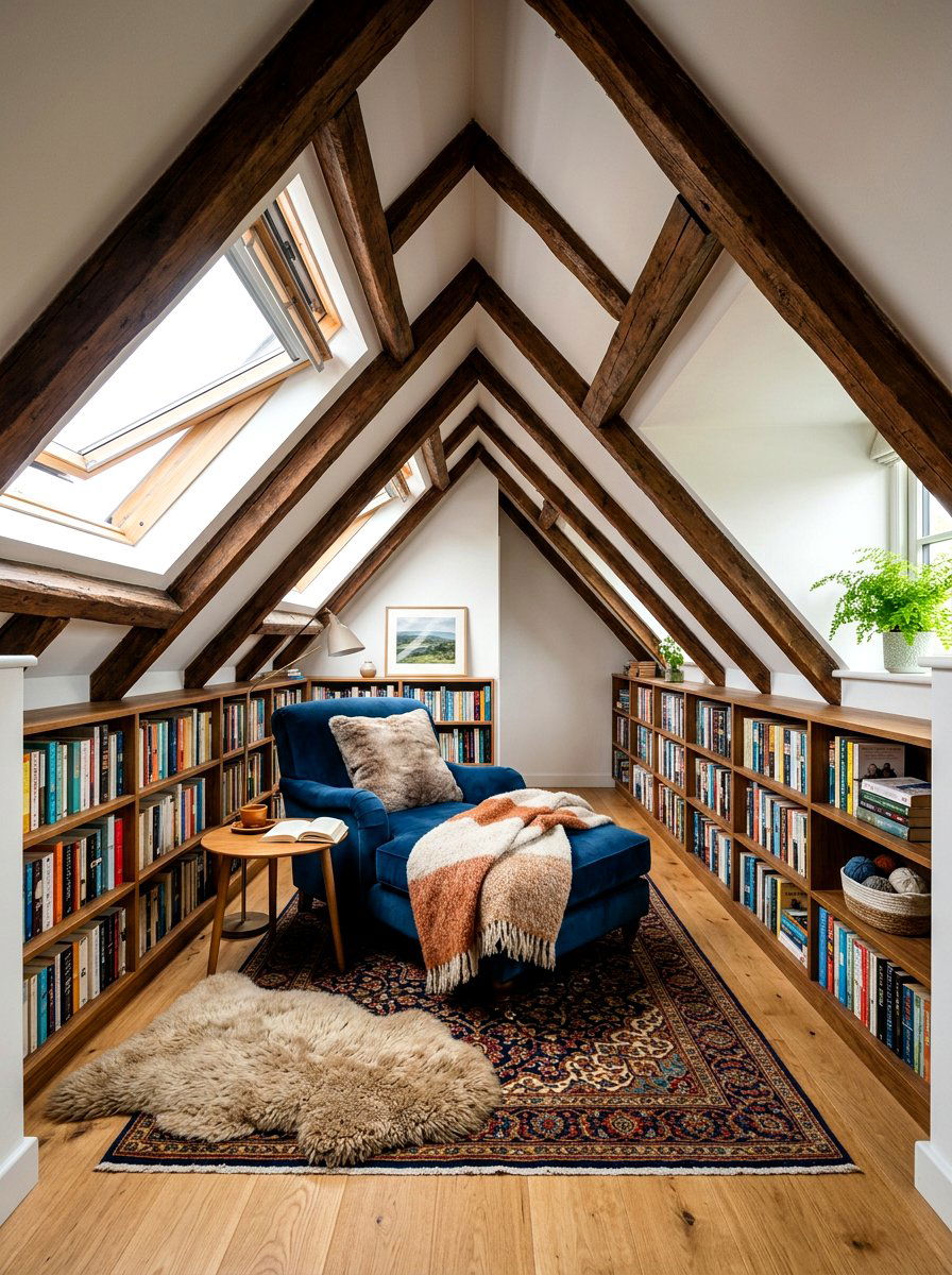Attic Reading Room - 30 reading room aesthetic ideas