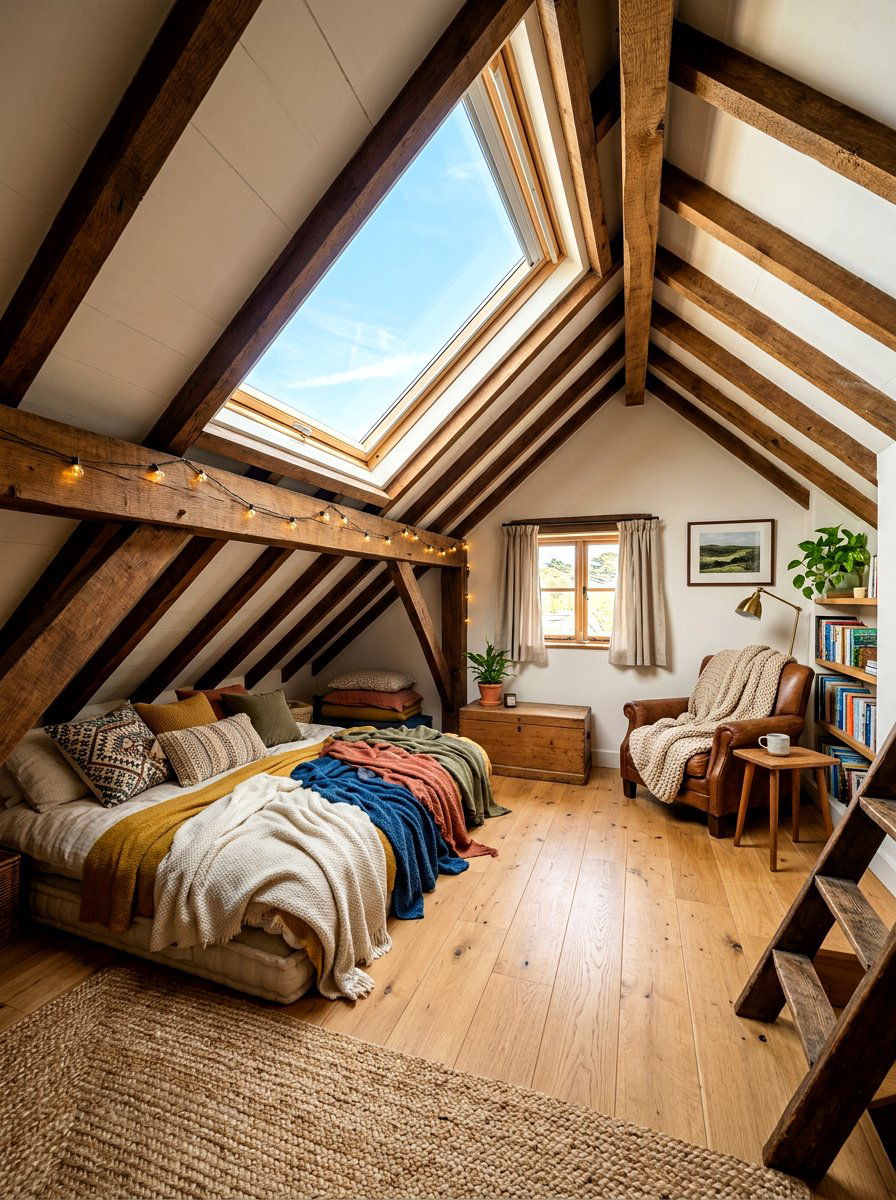 Attic Retreat - 30 home retreat room ideas