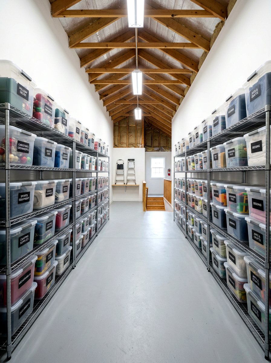 Attic Storage Room - 30 attic room ideas