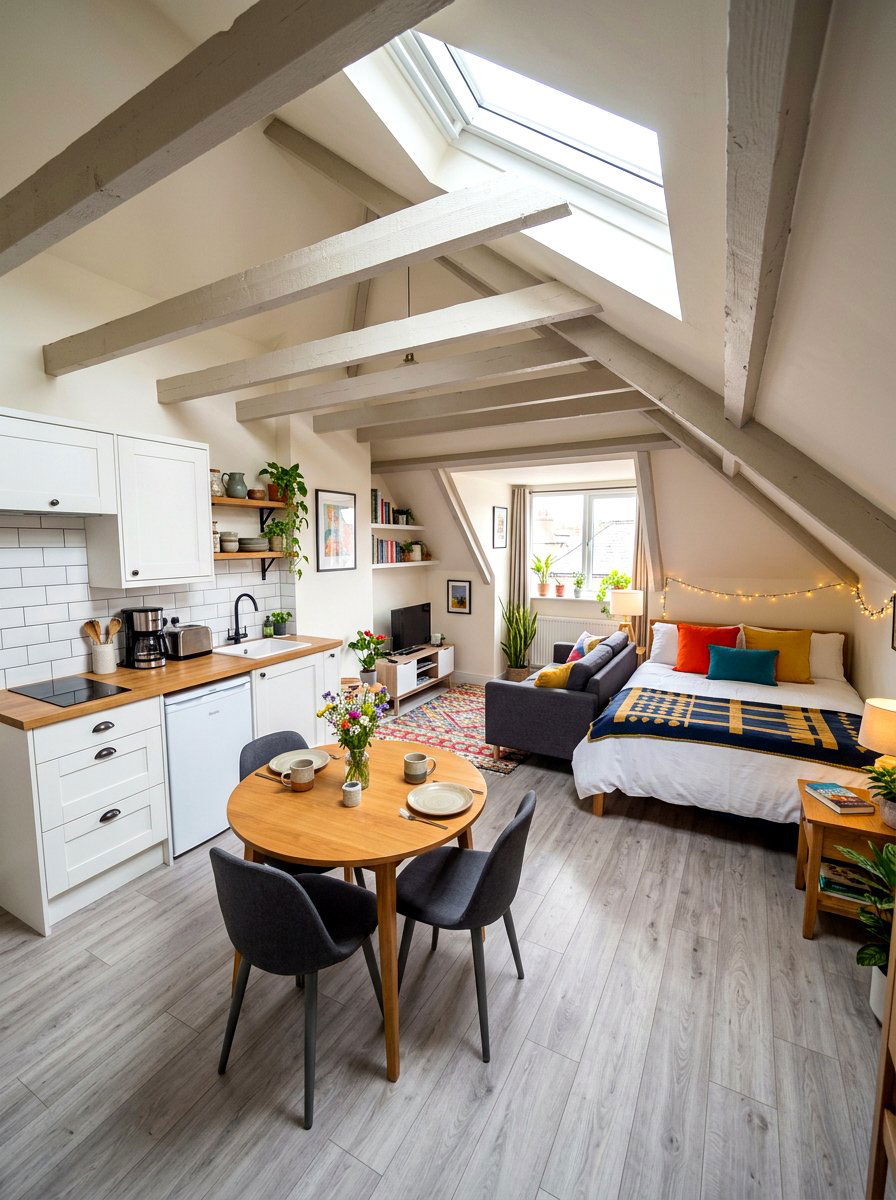 Attic Studio Apartment - 30 attic room ideas