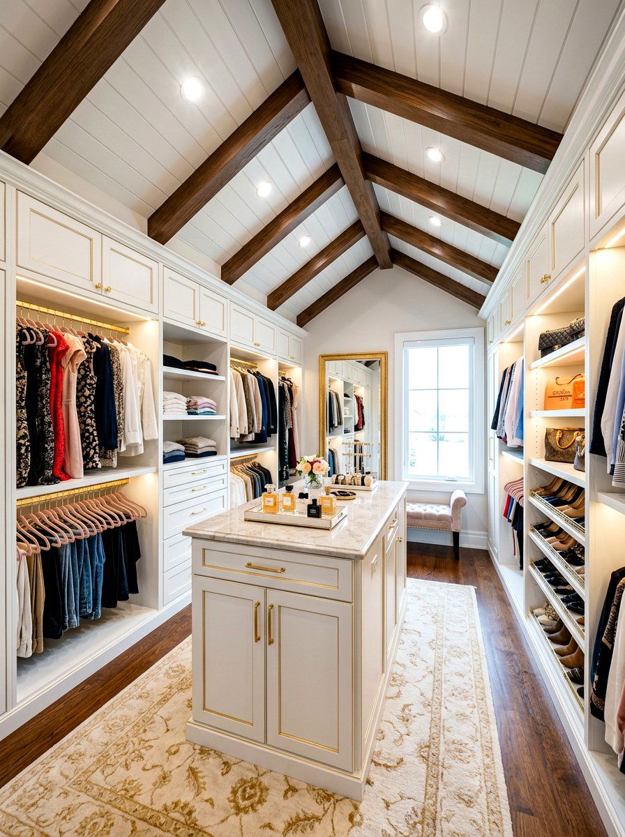 Attic Walk In Closet - 30 attic storage ideas