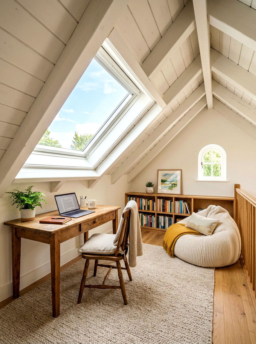 Attic Writing Space - 30 writing room ideas