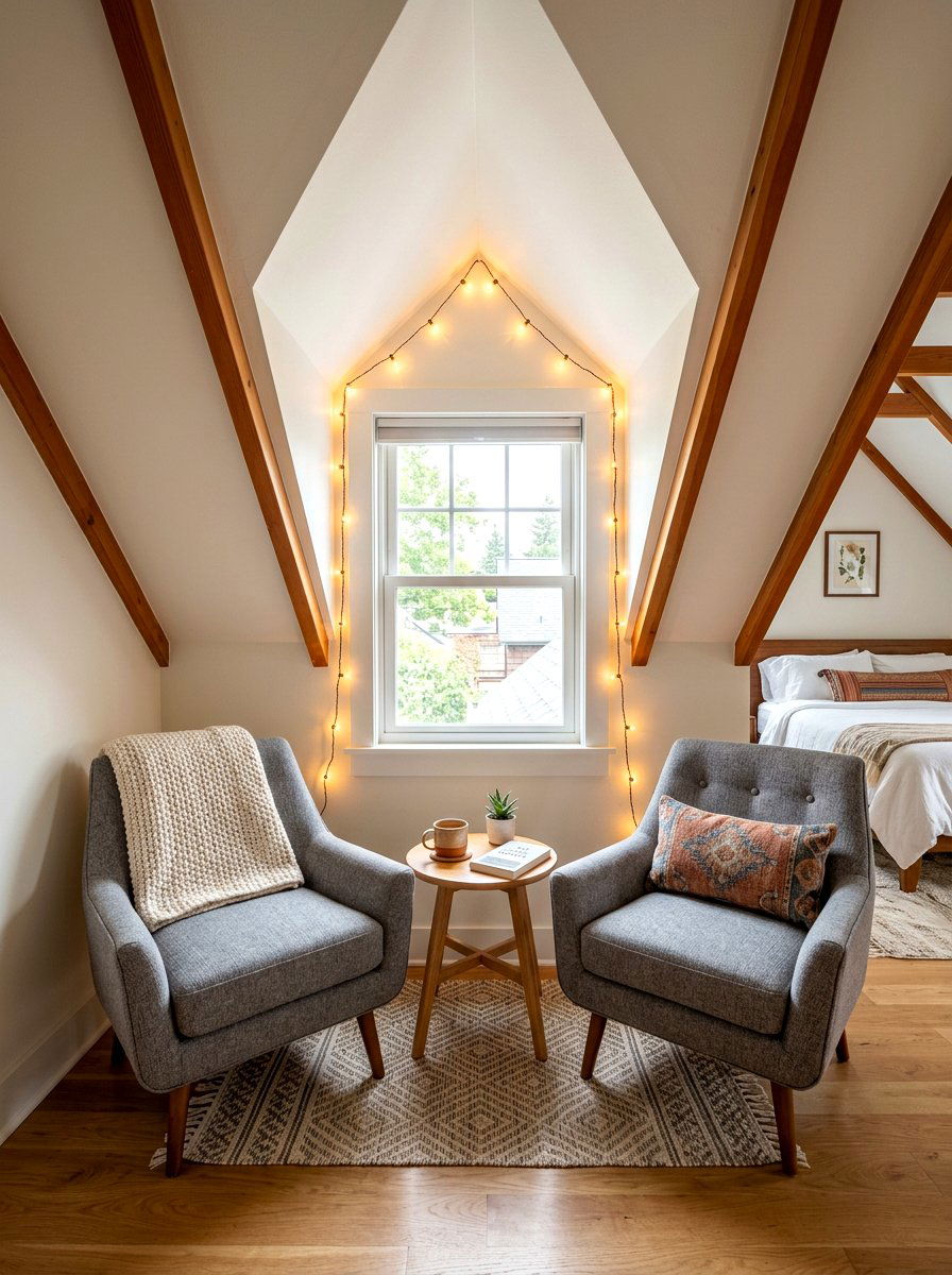 Attic bedroom alcove seating - 30 bedroom breakfast nook ideas