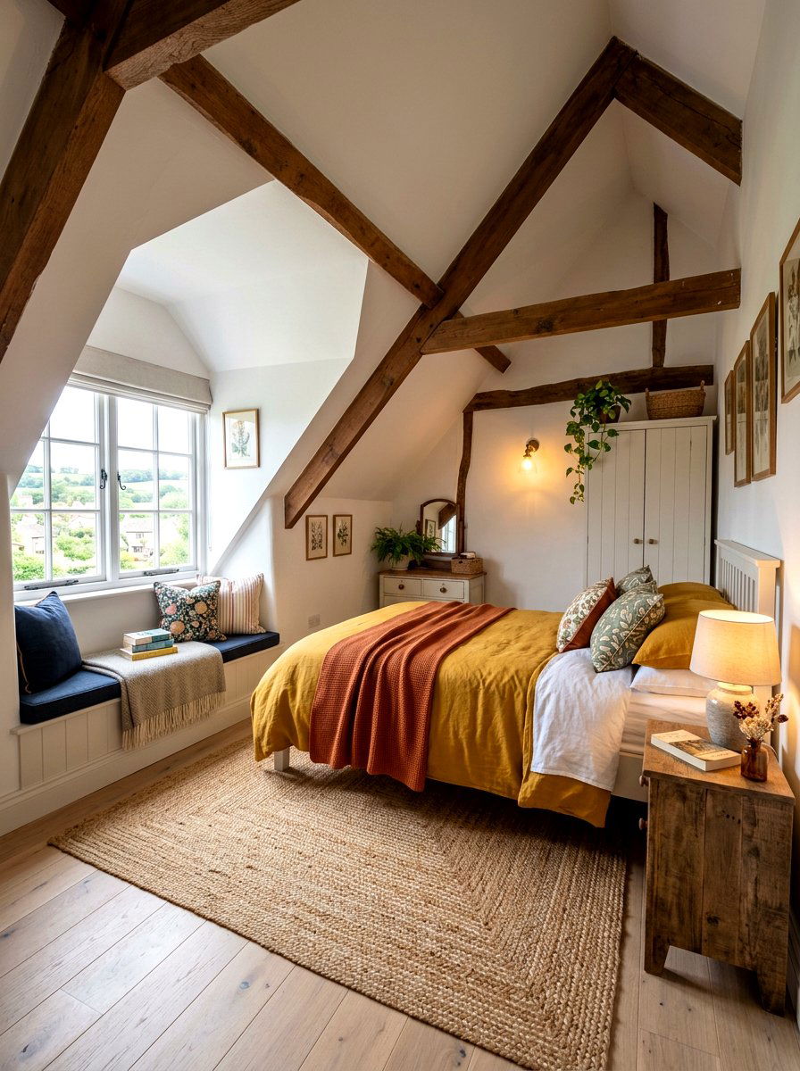 Attic bedroom layout - 30 room zoning furniture layout ideas
