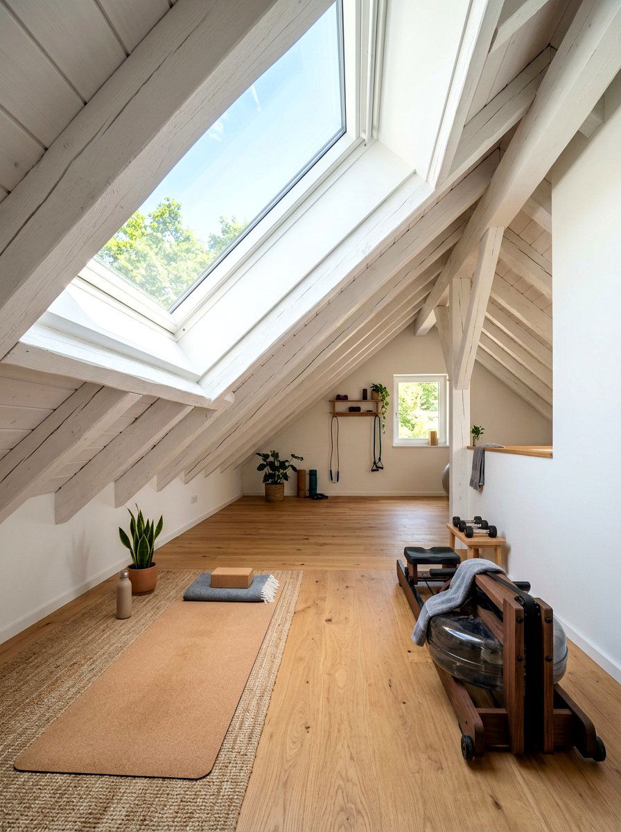 Attic gym - 30 home gym ideas