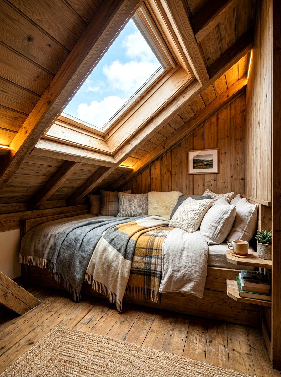 Attic hideaway nook - 30 quiet room ideas