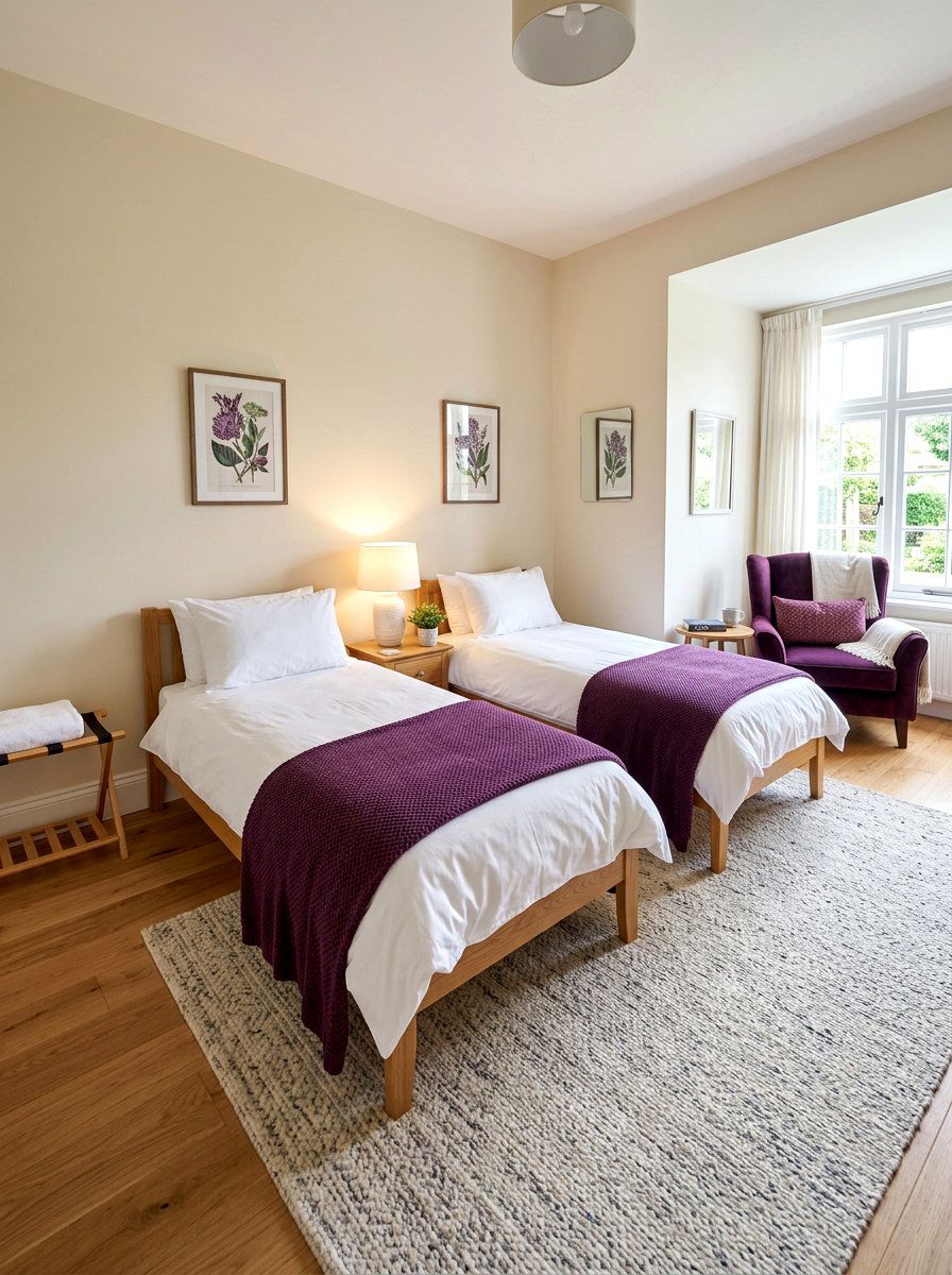 Aubergine Guest Bedroom - 30 aubergine bedroom ideas