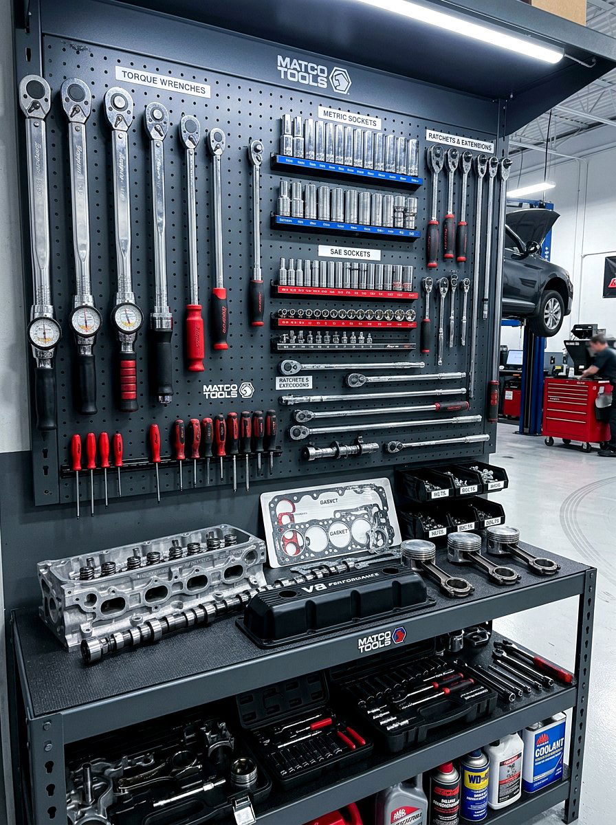 Automotive Tool Storage - 30 garage pegboard ideas