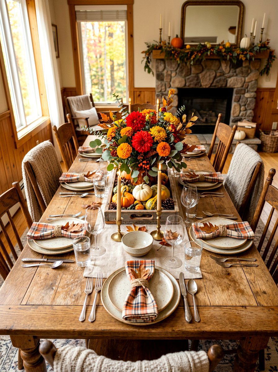 Autumn Floral Decor - 30 floral centerpiece ideas