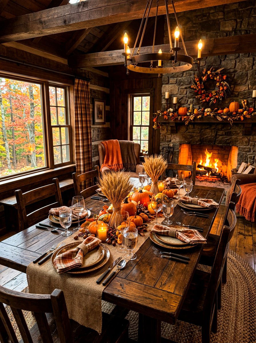 Autumn Harvest Look - 30 casual dinner table ideas
