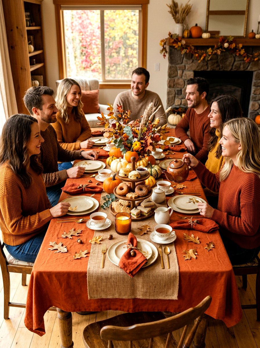 Autumn tea party - 30 tea party table ideas