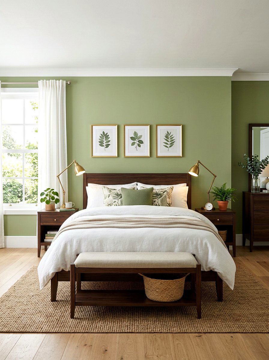 Avocado Green Bedroom - 30 seventies bedroom ideas