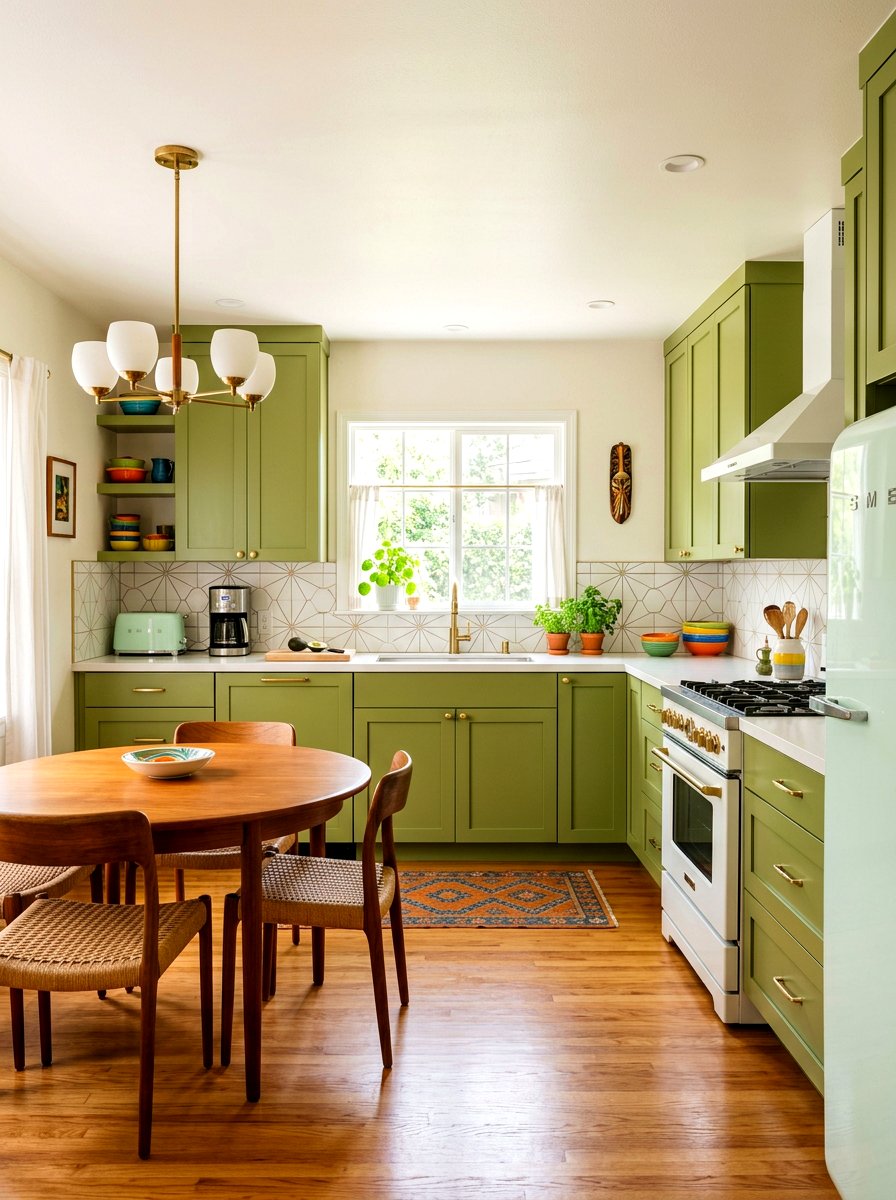 Avocado Green Kitchen - 30 green kitchen ideas