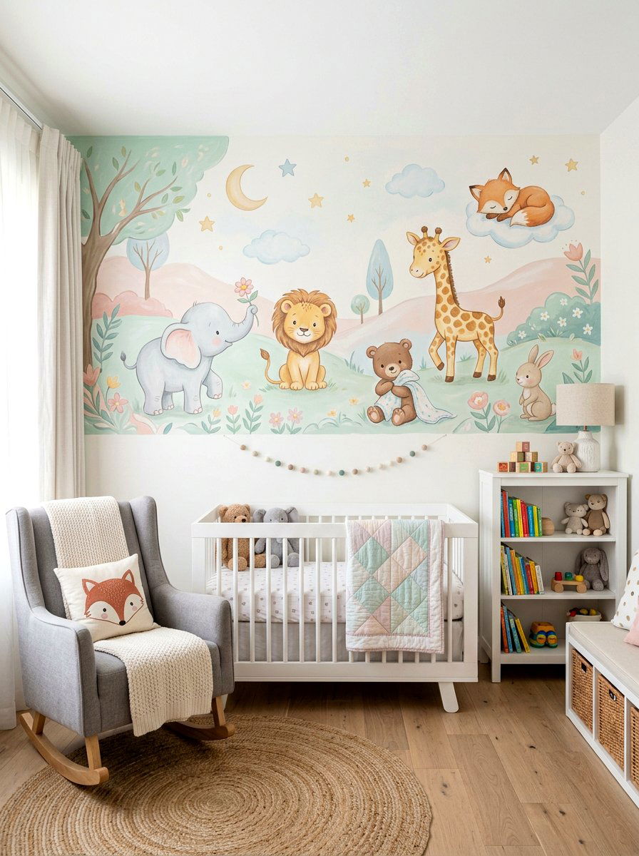 30 Safari Wall Mural Nursery Ideas for a Wild, Fun Room