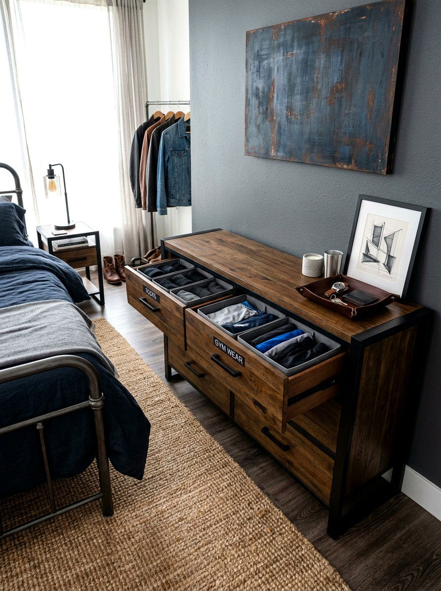 Bachelor Bedroom Dresser - 30 organizing bedroom dresser ideas