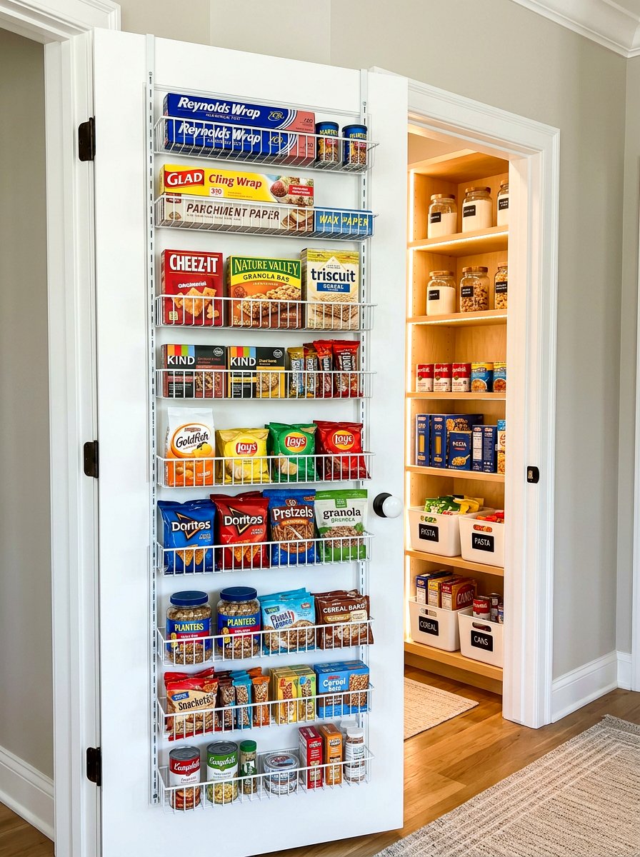 Back Of Door Rack - 30 micro kitchen storage ideas