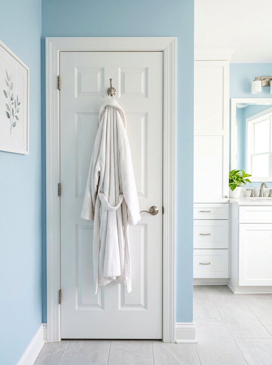 Back Of Door Robe Hook - 30 robe hook bathroom ideas