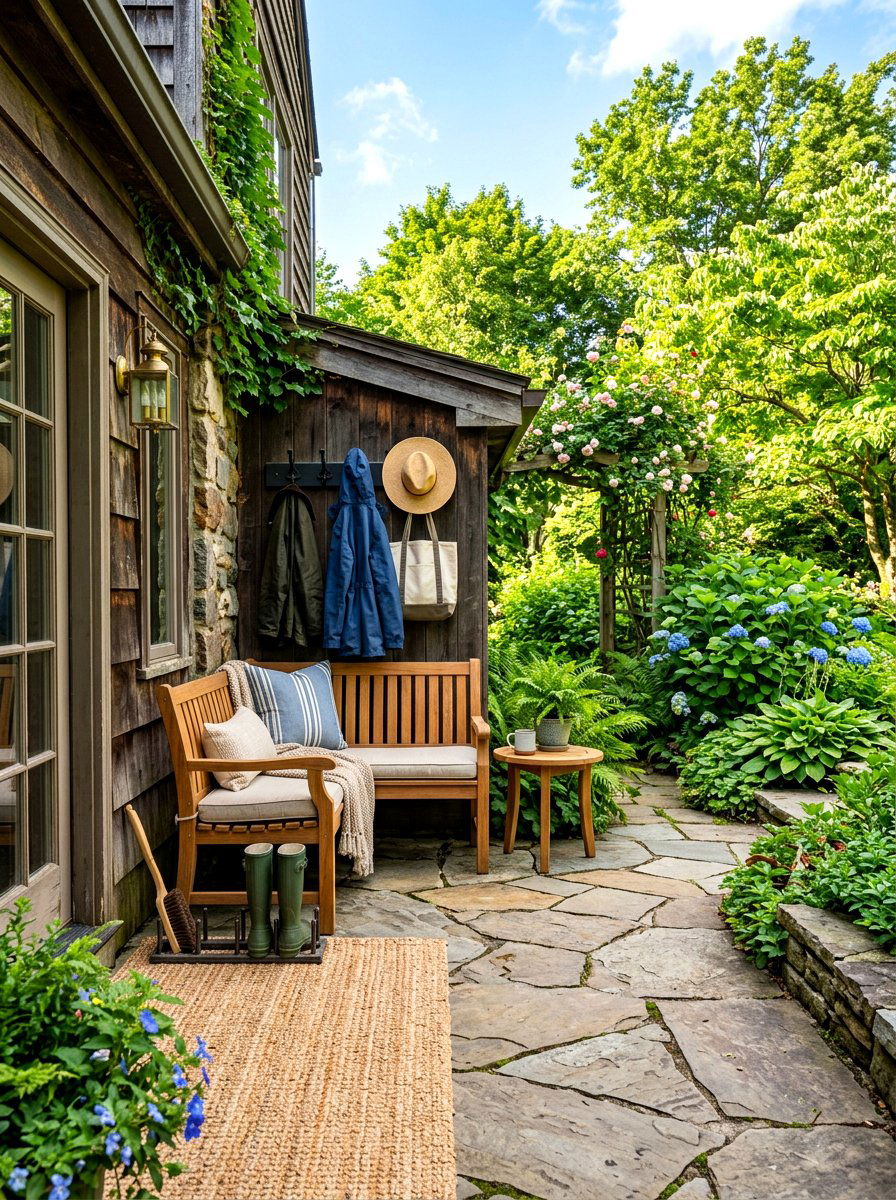 Back Porch Nook - 30 drop zone ideas