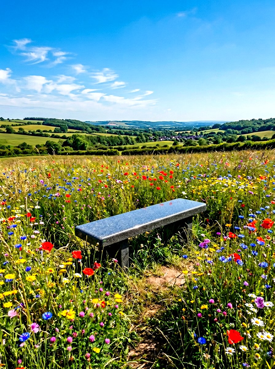 Backless Garden Bench - 30 outdoor bench ideas