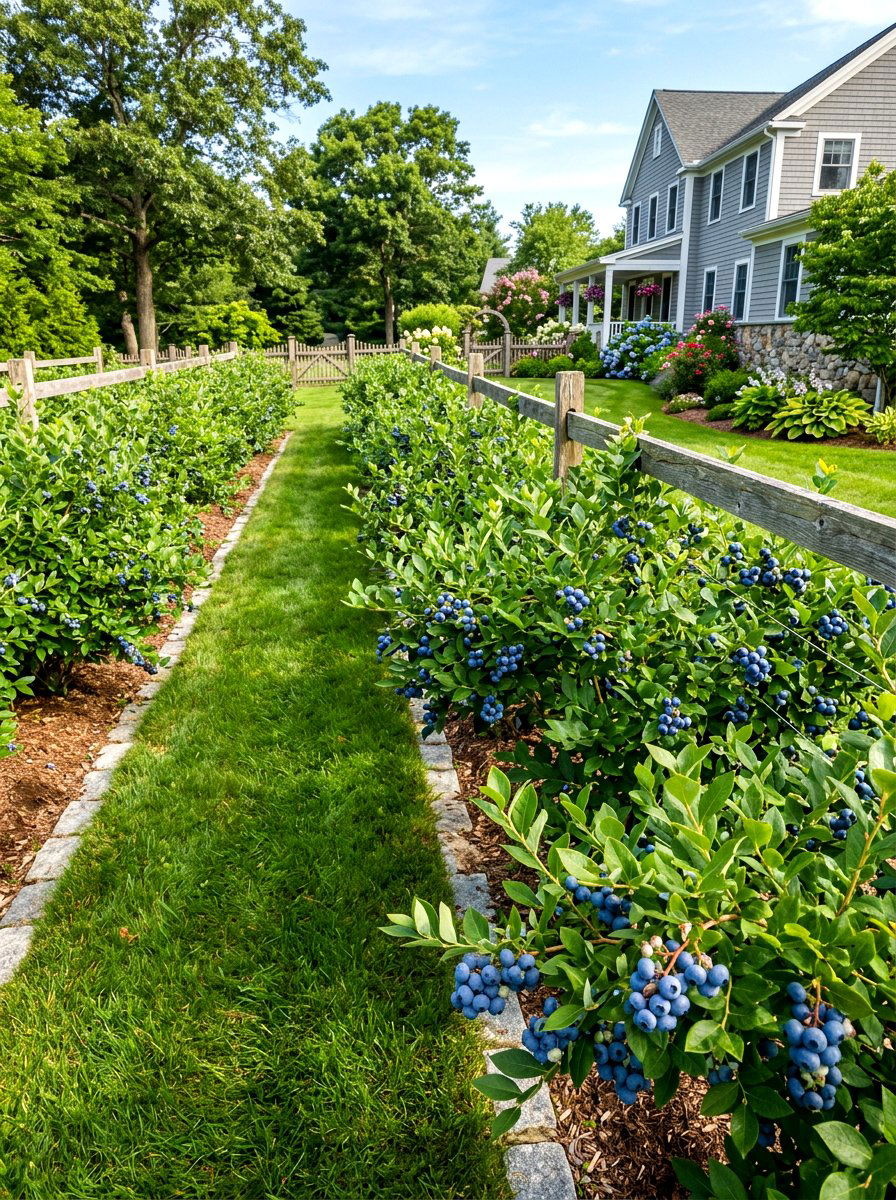 Backyard Blueberry Patch - 30 blueberry garden ideas