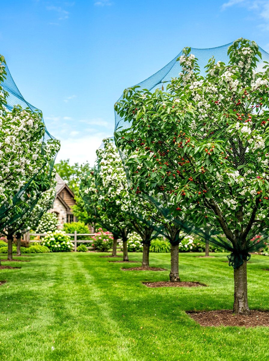 Backyard Cherry Grove - 30 backyard orchard ideas