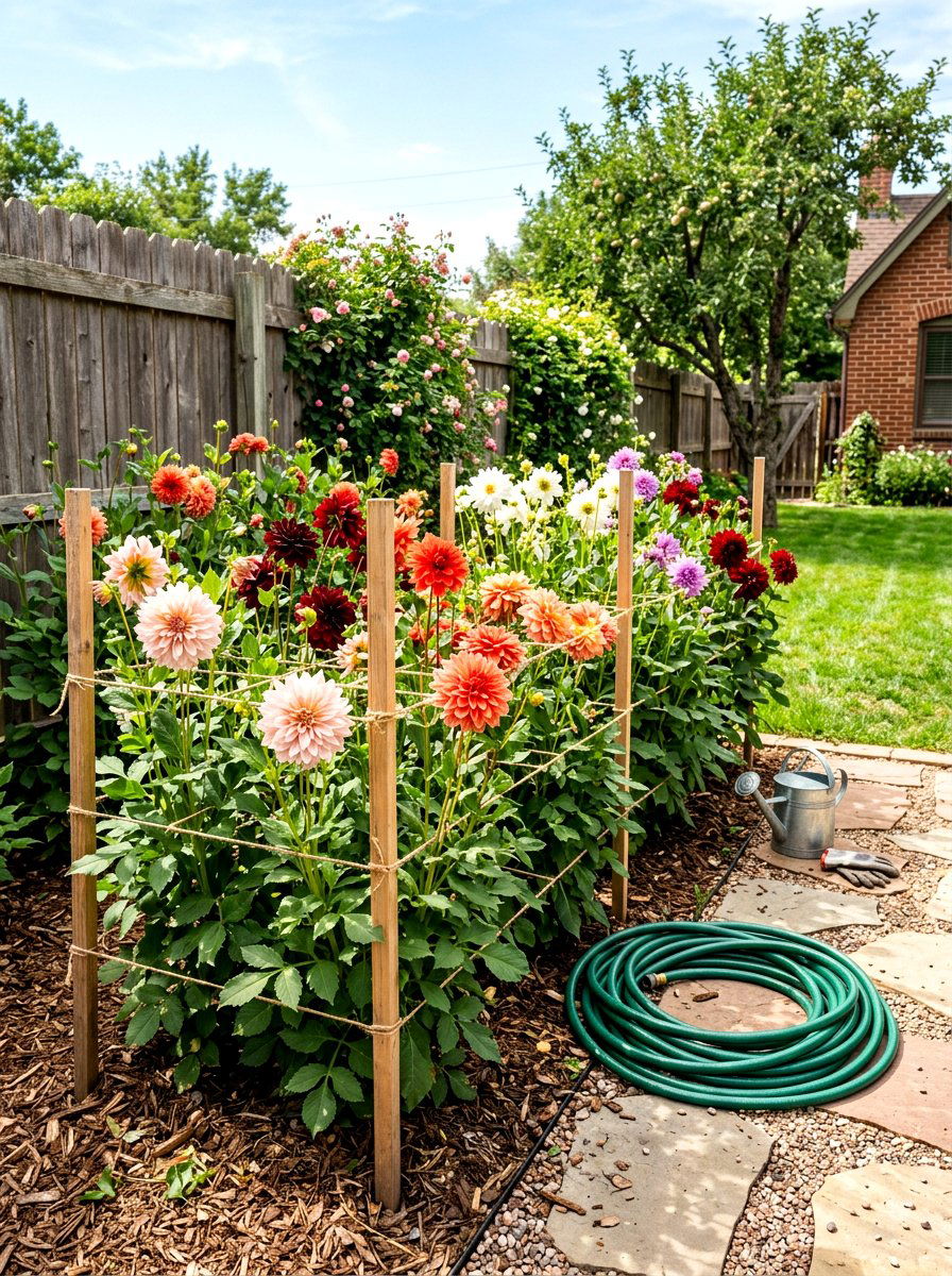 Backyard Dahlia Patch - 30 dahlia cutting patch ideas